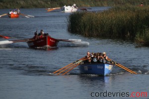 Dames Beluga van Roeiteam Woelwater uit Sneek winnen wederom!